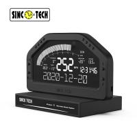 ABS 16V DC indicadores de coche de carreras de 6,5 pulgadas con la exhibición líquida del LCD