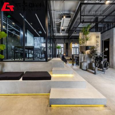 Multi Storey Prefabricated Steel Frame Office Building Commercial