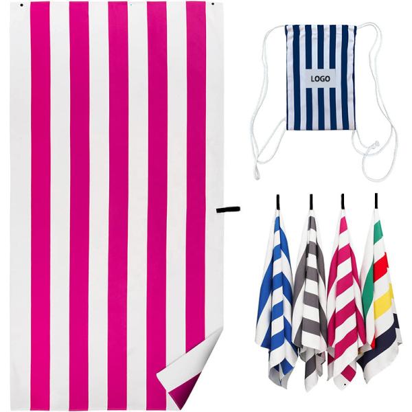 Custom Oversized Quick Dry Lightweight Microfiber Custom Beach Towel