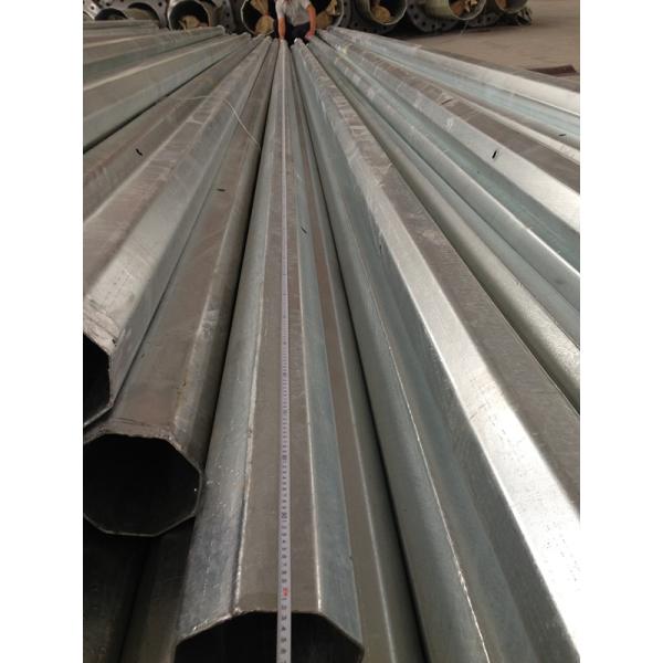 500KGS Design Load galvanized steel pipe with Bituminous Painting 30 m /s Wind Speed