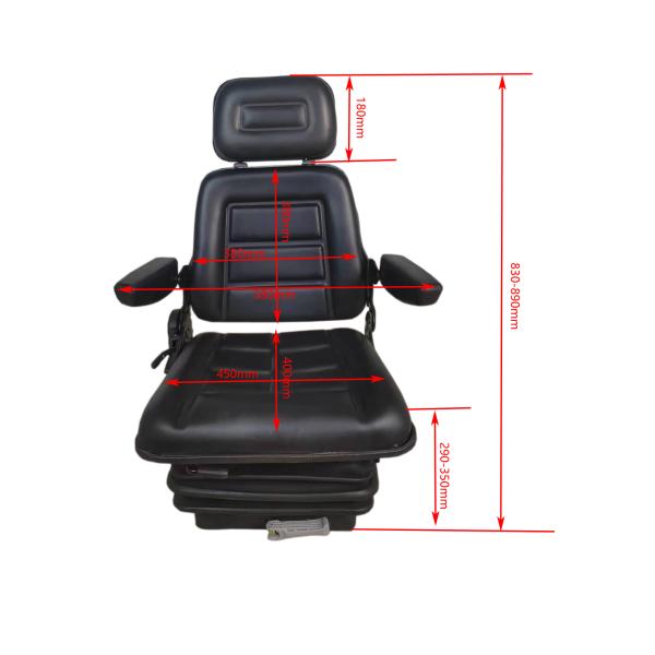 Factory Hot Sale Grammer Mechanical Suspension Pvc Tractor Seat