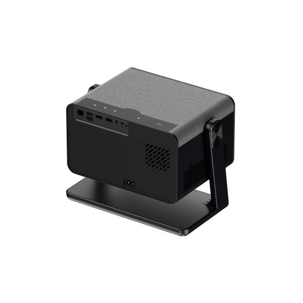 H3 Dark Gray Full HD Android TV Mini Projector Dust Free Official Netflix Mini Projector