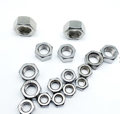 High Quality Hardware Fasteners Hex Head Nuts Of 4.8 Grade With Iron White Zinc