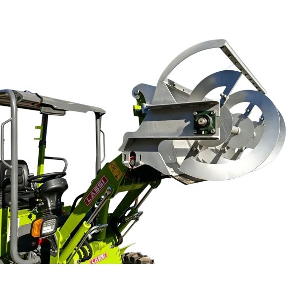 Multi-Functional Mini Wheel Loader with Quick Change Attachments, 4WD Off-Road Performance and 160Ah Lithium Battery