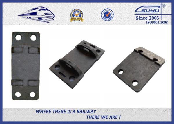 Double Shoulder Forged Cast Rail Base Plate Hole Diameter 10MM