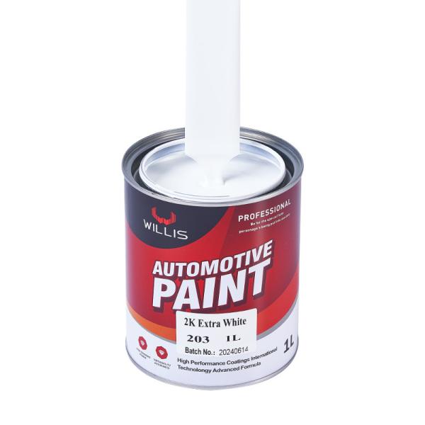 Corpo de carro branco metálico Touch Up 2k Auto Spray Paint Resistente à água