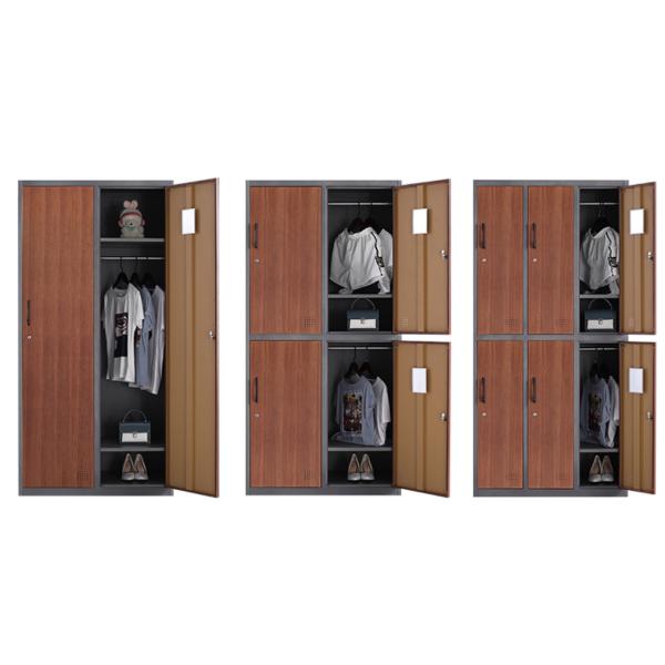 Flat Packing 0.157 CBM W900mm Metal Staff Lockers