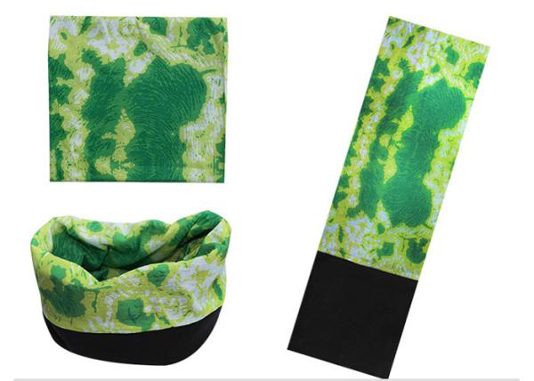 Daily Decoration Green Bandana Polar  , Seamless Connect  Fleece Scarf