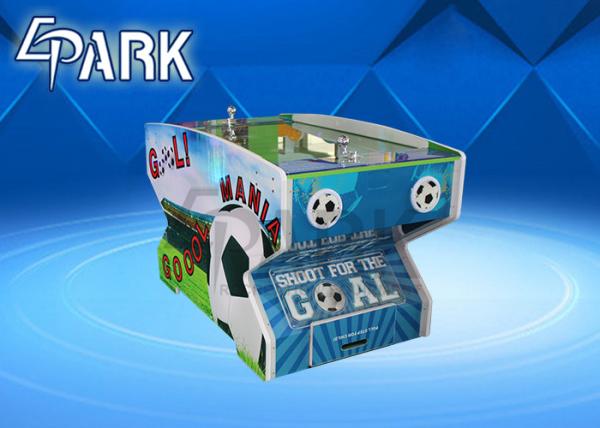 Tennis / Football Type Coin Operated Air Hockey Table With Colorful Light Box
