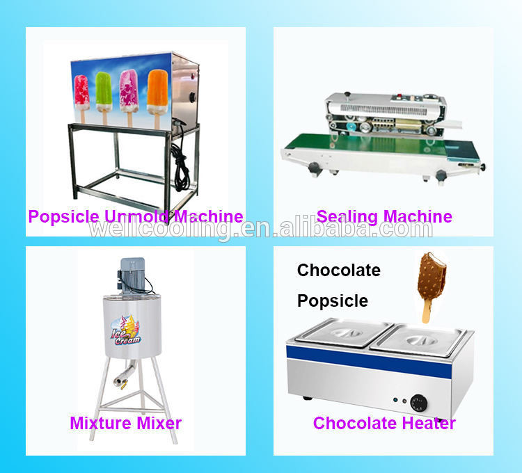 Easy to Cleaning Operation High Quality Popsicle 1-4 Mold Popsicle Machine Supplier