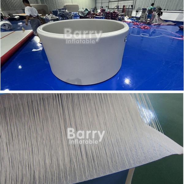 Plage de plongée en PVC pliable en pvc avec couture en goutte en goutte