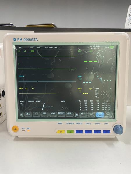 Monitor multiparametral para análise de ECG NIBP de 12,1 para uso hospitalar