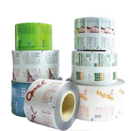 Aluminum foil food packaging film/plastic printed laminated packing film roll for snack