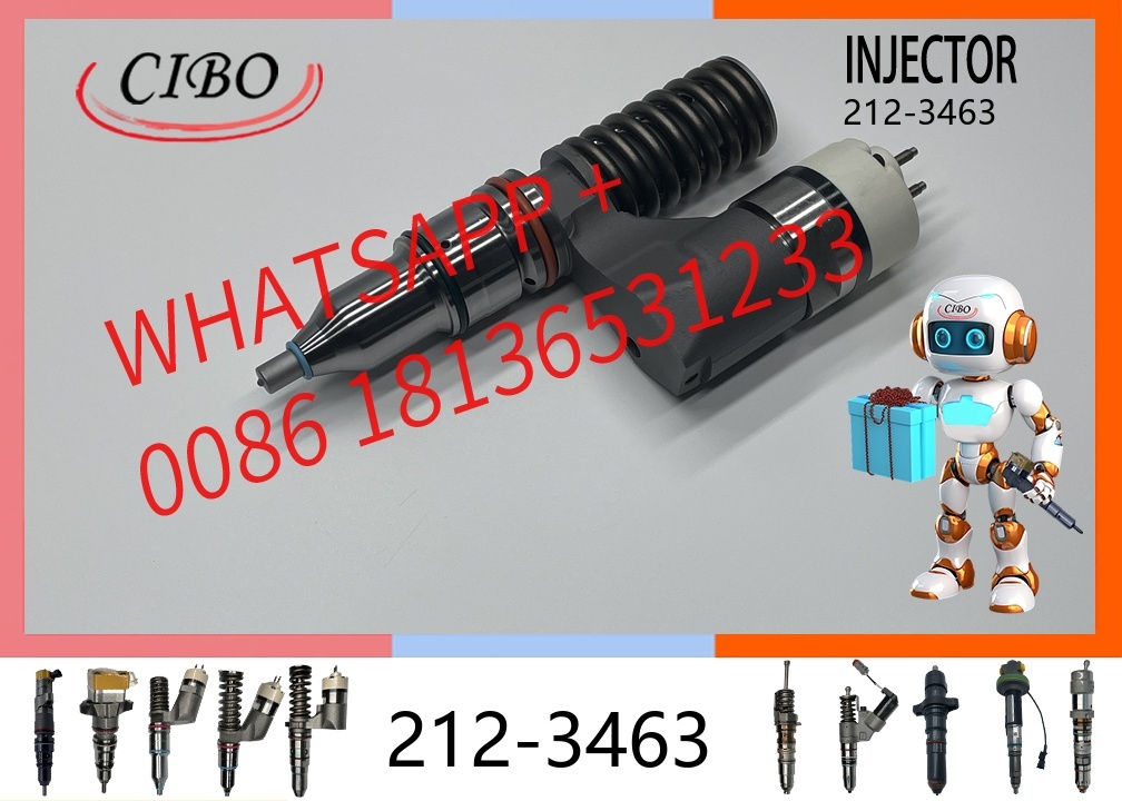 original 212-3463 Common Rail Fuel Injector for  C10 C12 Diesel Engine Excavator Parts Replacement for OEM 10R-0963 212-3462 212-3467 Injector Nozzle original new injector