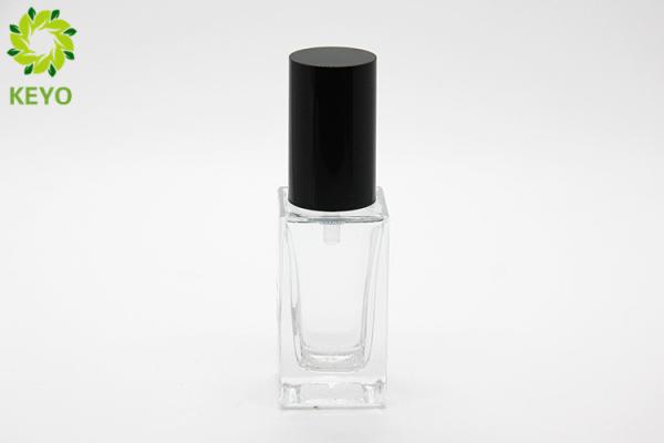 Liquid Foundation Pump Bottle 30ml Square Shape Clear Glass Material Made