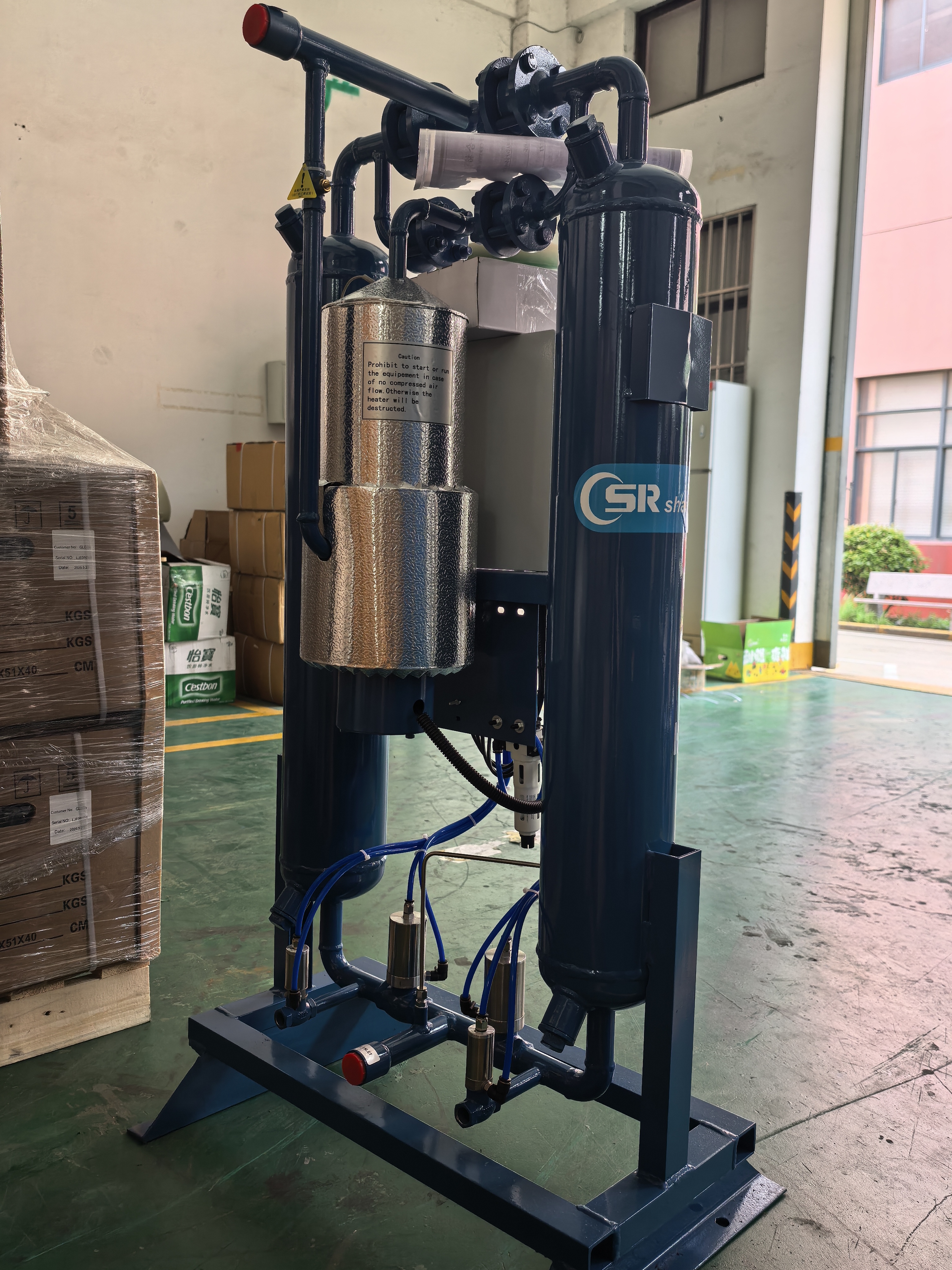 45Nm3/min No Electric Heating Means More Energy Savings | Heatless Regenerative Dryer Continuously Delivers Ultra-Dry Compressed Air