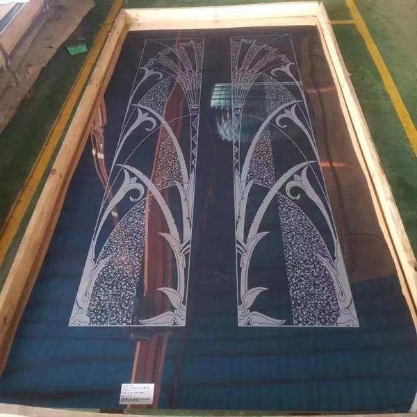 Ламинированная металлическая панель кабины лифта ПВД покрытие супер зеркало Окончание нержавеющей стали листов