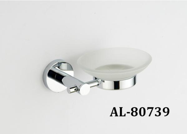 Os acessórios bonitos sanitários de bronze do banheiro, banheiro elegante ajustam a cremalheira de toalha de vidro da prateleira