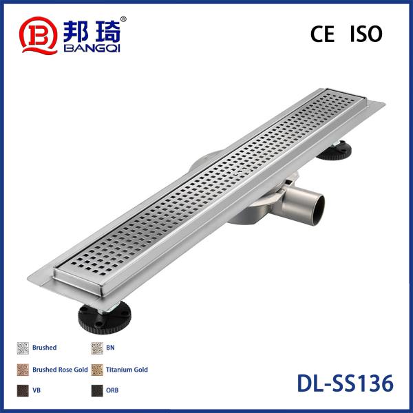 DL-SS136 Drainage de plancher en acier inoxydable européen