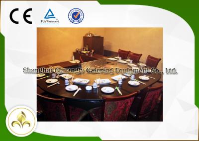 Twelve Seats Gas Bbq Griddle Plate Table , Stainless Steel Teppanyaki Plate
