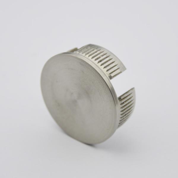 Stainless steel end cap 38.1mm for handrail tube 1-1/2