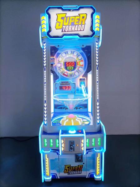 Coin Operated Super Tornadic Drop Ball Arcade Game Machine  Customized