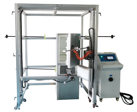 PLC Electrical Appliance Tester Refrigerator Plc Two Open Sides Door Performance And Drawer Endurance Tester IEC 62552