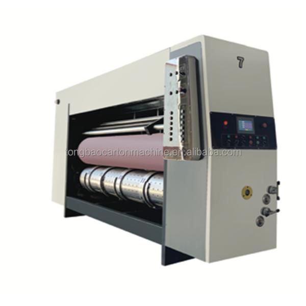 220V/380V/440V Картонный принтер с вращающейся резачкой и вибрационным стекером
