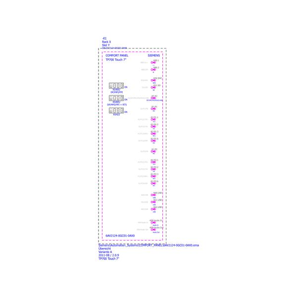 SIMATIC HMI TP700 Comfort Touch Screen 6AV2124-0GC01-0AX0 100% Original for Automation