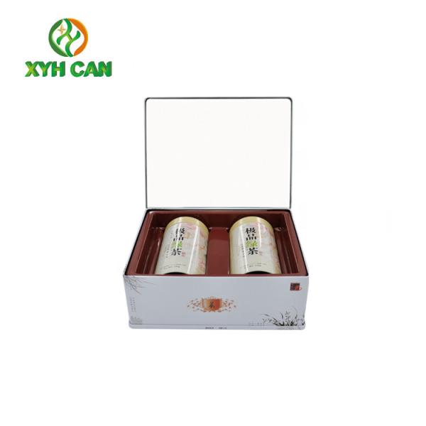 Chá Tin Can Professional Food Grade decorativo com caixa de presente plástica 99×160 milímetro