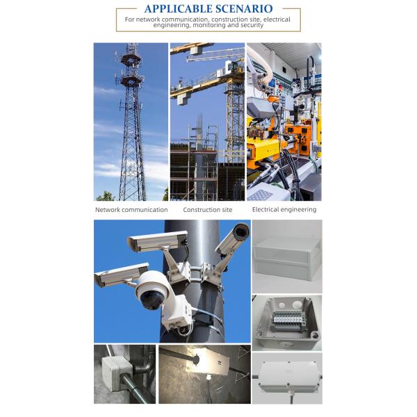 ABS коробки соединения размера TY-659555 95 приложение соединения проекта IP66 электрического пластиковое