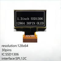 128*64 1.3 Inch OLED Display PMOLED Display Monochrome SSD1306 Driver