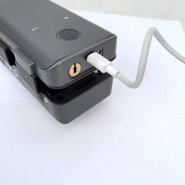 Tuya Smart Door Lock for Glass Doors with Easy Installation Fingerprint Unlock and APP Remote Control