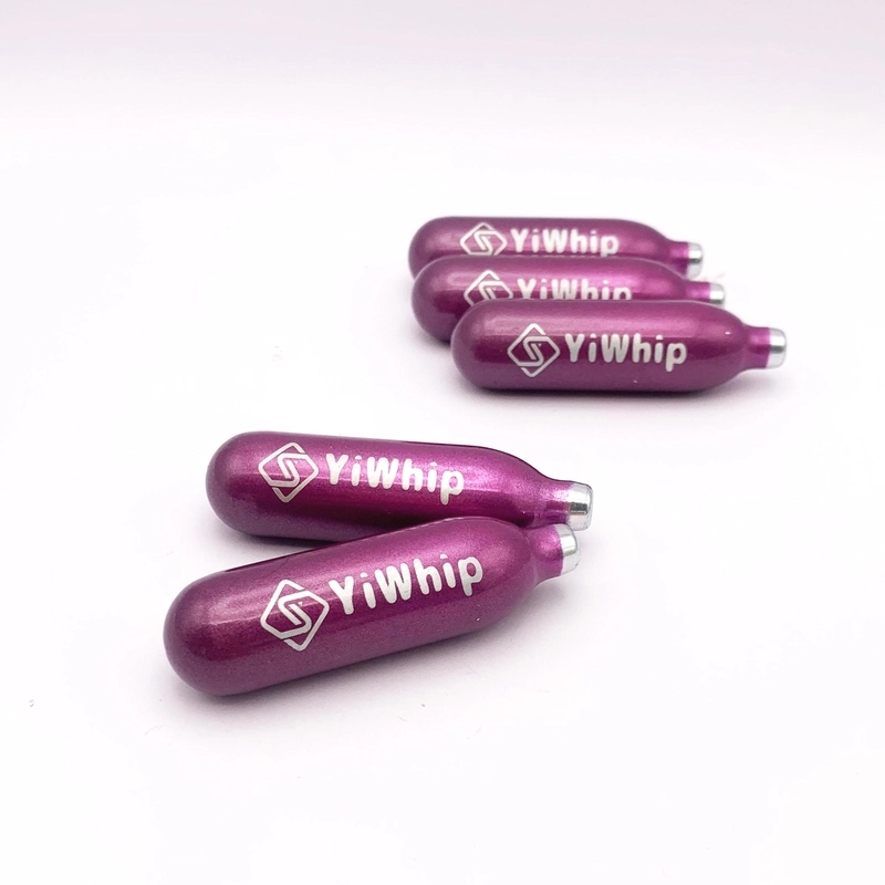 Purple 8g Cream Charger Food Grade Whip For Cream Products