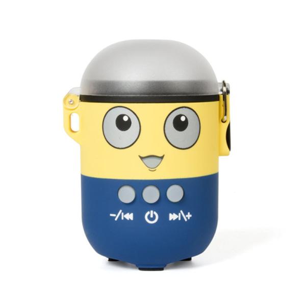 TWS BT5.0 Creative Wireless Earbuds Minions Cartoon Bluetooth Speaker With 1000mAh Power Bank
