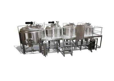 Food Grade 4 Vessel Brewhouse 5000L Direct Fire Brew Kettle SS304 / 316 Material