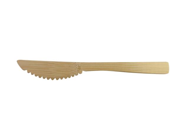Compostable Disposable Cutlery Set Eco Friendly Bamboo Fork Spoon Knife for Everyday