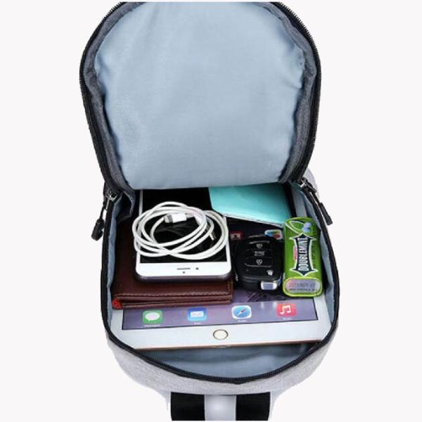 Unisex многофункциональная сумка комода нейлона USB поручая