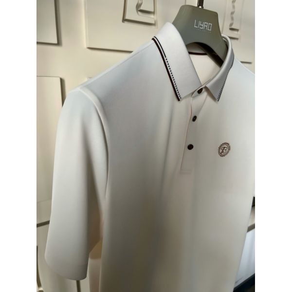 Luxury Men Polo Shirts | Minimalist Design with Contrast Collar, High - End Workmanship Men T-shirt Profession T-shirt Factory