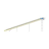 Layout flexível e operação de conveyor de correia 5,5-16,5KW com estrutura simples
