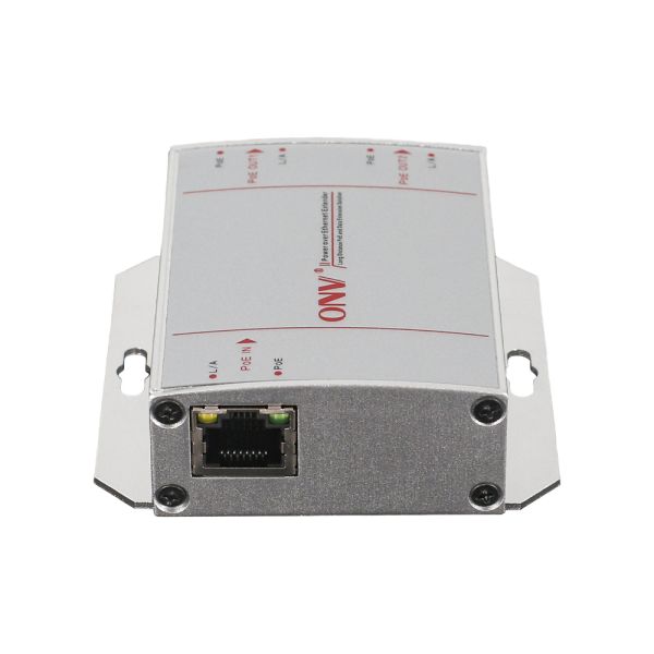 Metal Housing 3 Port Gigabit PoE Extender With Smart PoE Power Supply