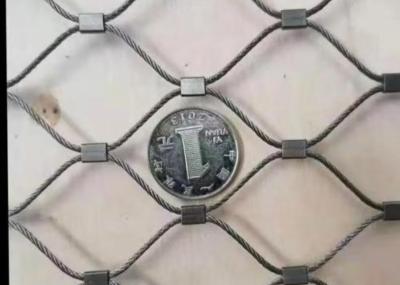 AISI316 25mm Aviary Stainless Steel Cable Netting For Parrots Fence