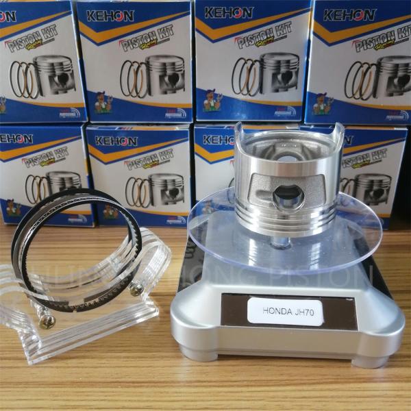 Durable JH70 Honda Motorcycle Pistons 47mm CLY DIA Aluminum Silver