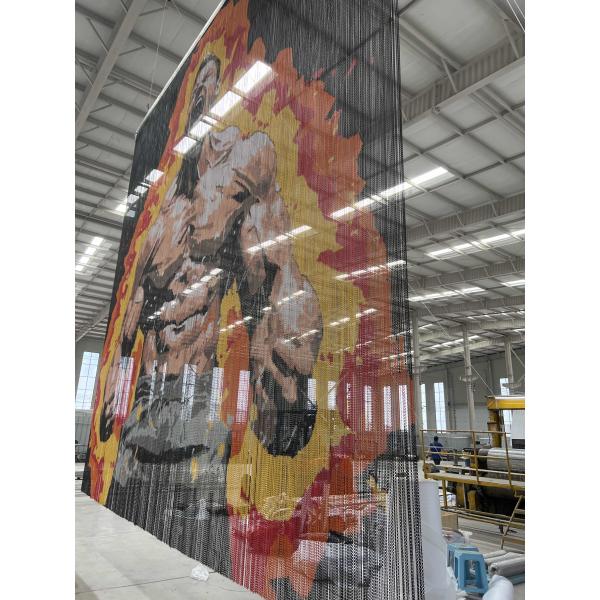Strong and Durable Aluminium Chain Fly Screen Ideal for in Food Processing Plants