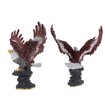 3D Dimensional Creative Metal Knick Knacks Zinc Alloy Owl Ornaments Desktop