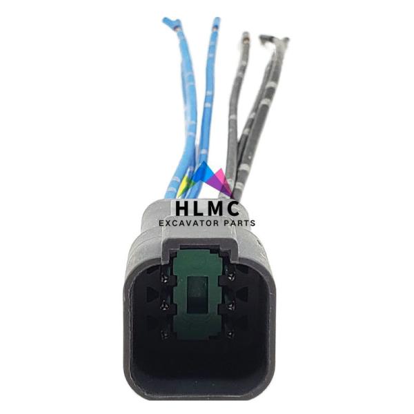 Excavator Accessories Are Suitable 312B 320B Refueling Door Motor Motor 6 Wire Harness Plug