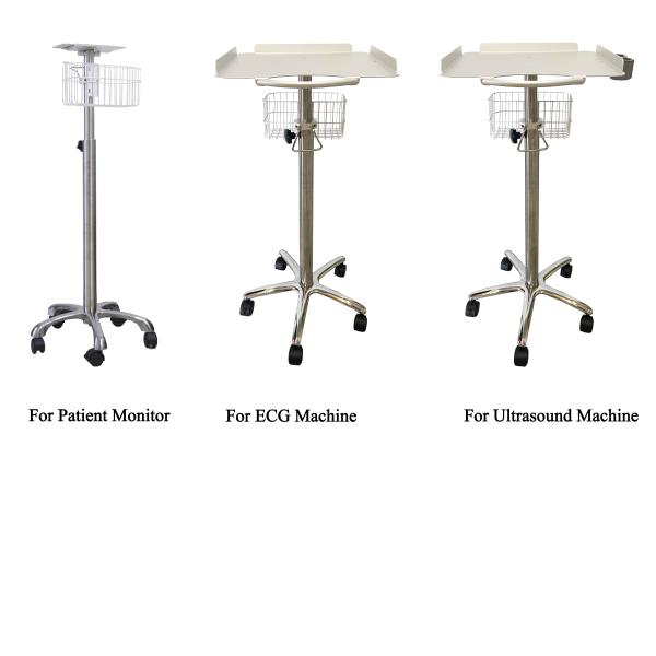 Vital signs monitor ICU bedside multi-parameter patient monitor trolley