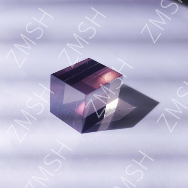 Cultivo artificial cor dopada safira AL2O3 método personalizado CZ roxo