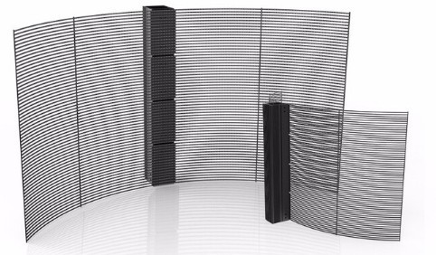 ISO14001 Interactive Creative Transparent Led Window Display ODM For Shopping malls