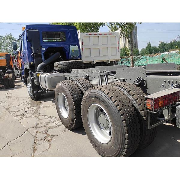 Новый HOWO 6X4 шасси грузовика с подъемником 400 л.с. 10 колес Синий шасси грузовика с подъемником